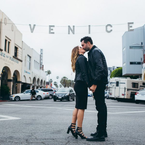 Kelly & David Engaged | Venice Beach, Ca
